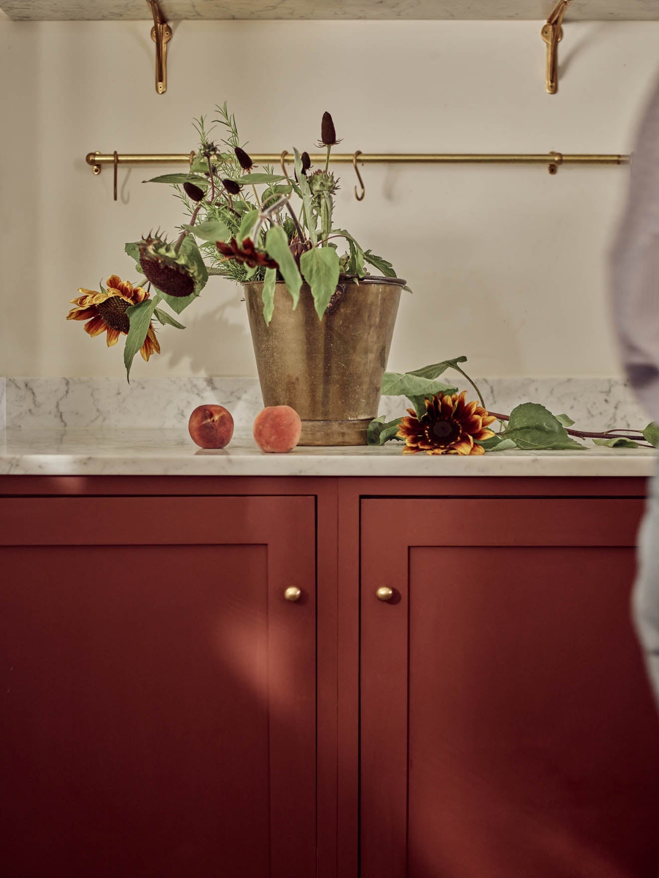 Smooth Rounded Knob, Matt Brass