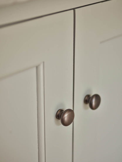 Simple Knob, Small, Aged Bronze