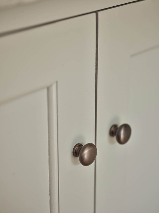 Simple Knob, Small, Aged Bronze