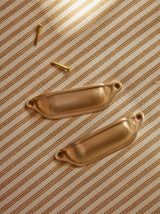 Drawer Handle, Matt Brass