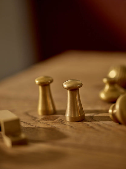 Peg Knob, Matt Brass