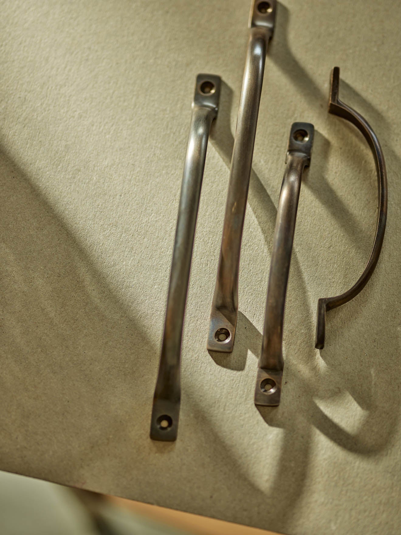 Pull Handle, Medium, Aged Bronze