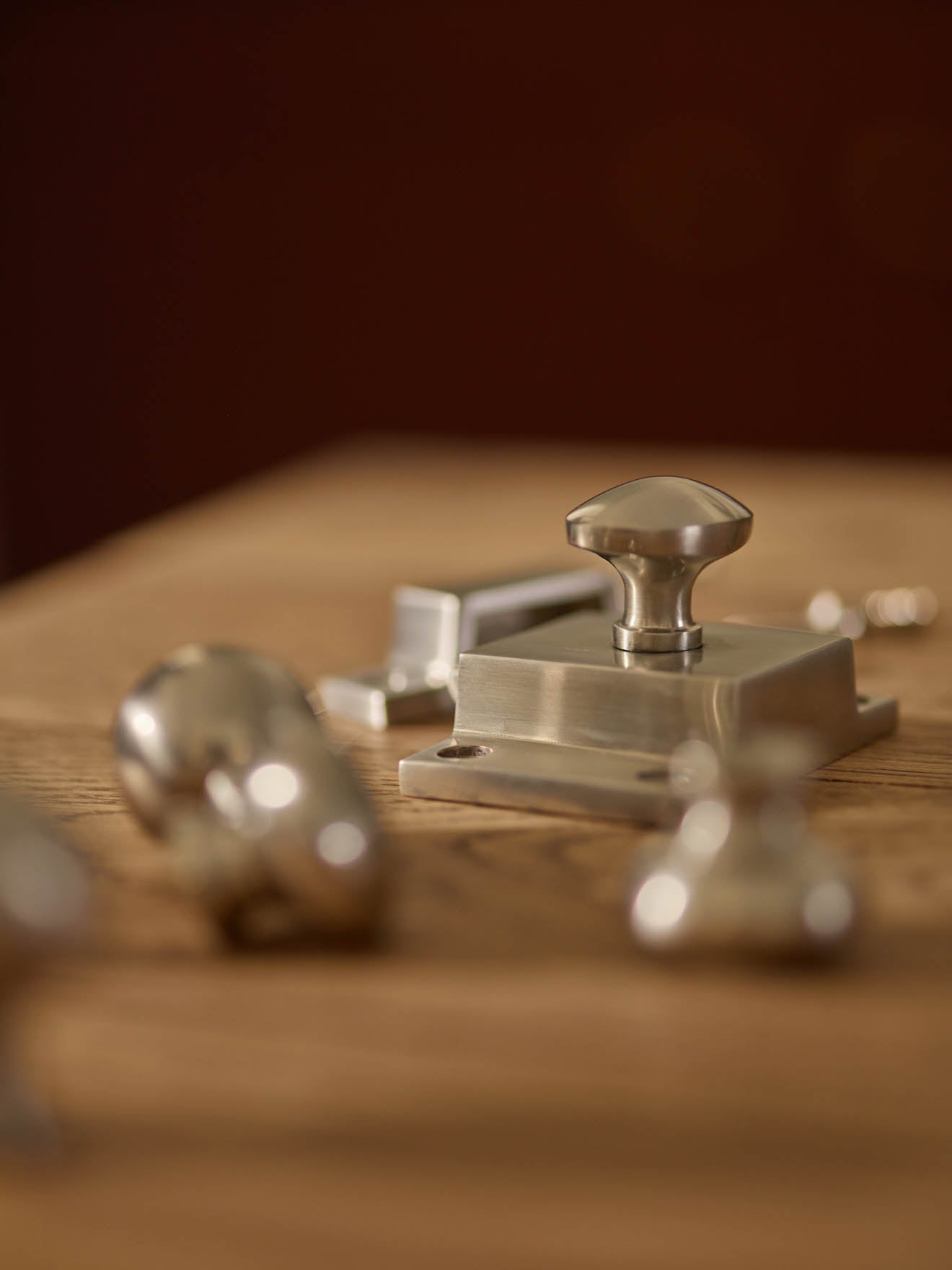 Cabinet Latch, Matt Nickel