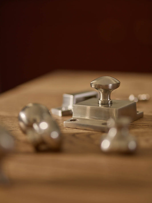 Cabinet Latch, Matt Nickel