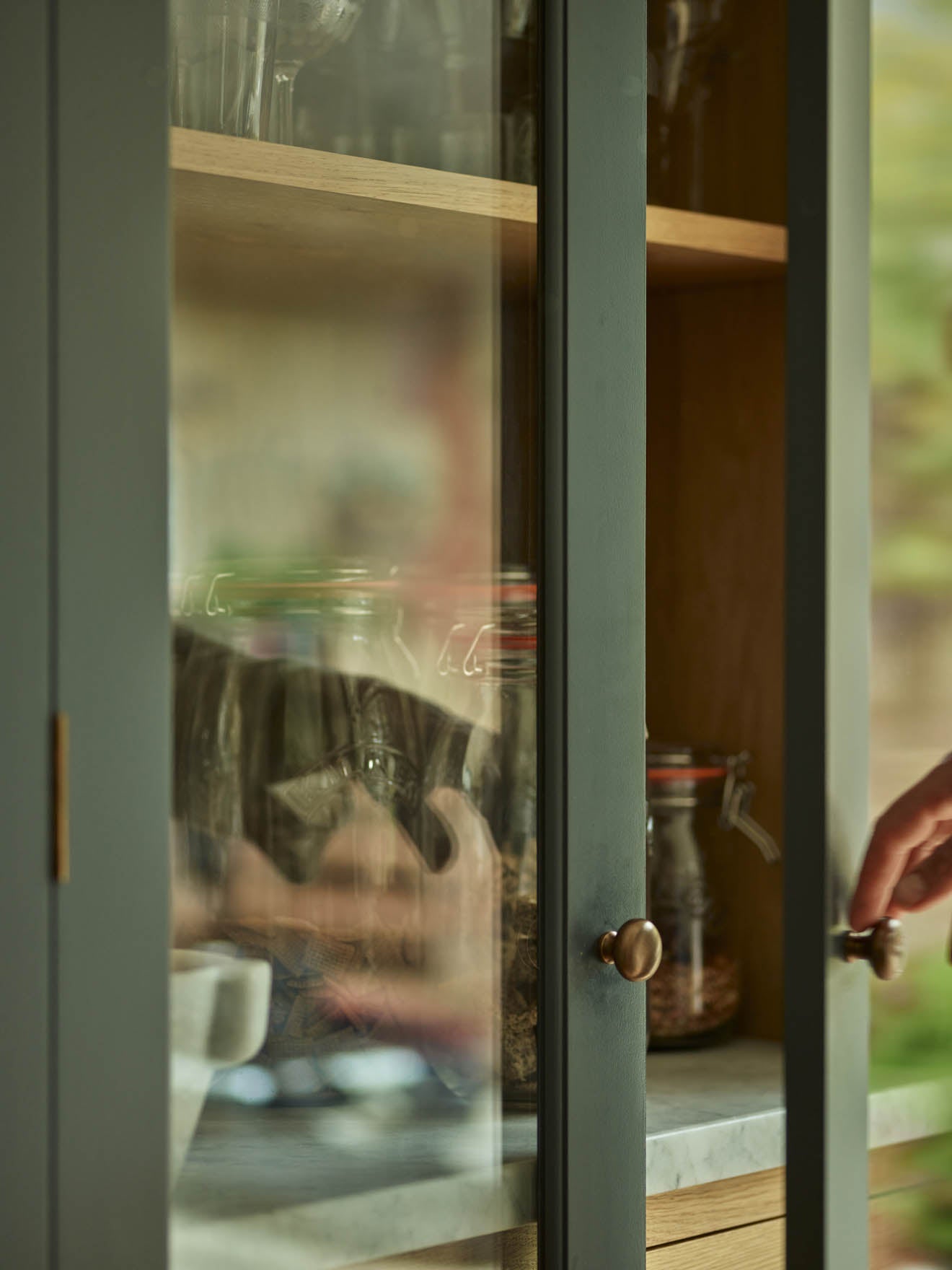 Simple Knob, Large, Antique Brass