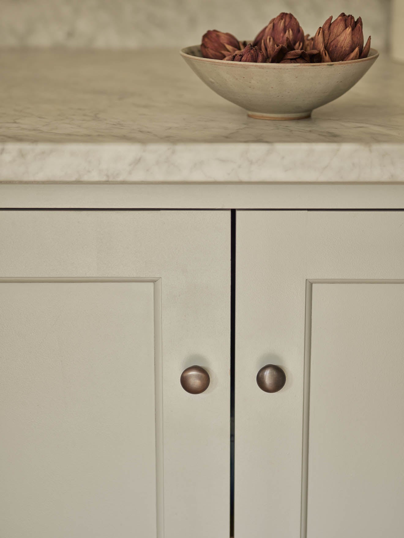 Simple Knob, Small, Aged Bronze