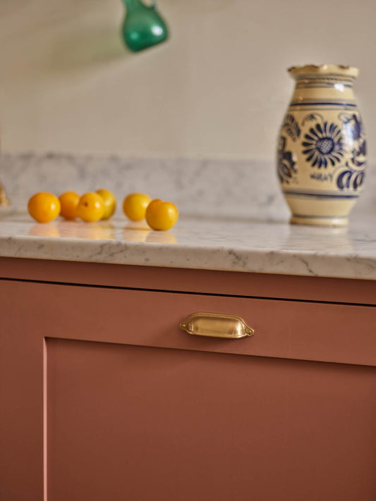 Drawer Handle, Matt Brass