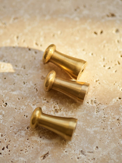 Peg Knob, Matt Brass