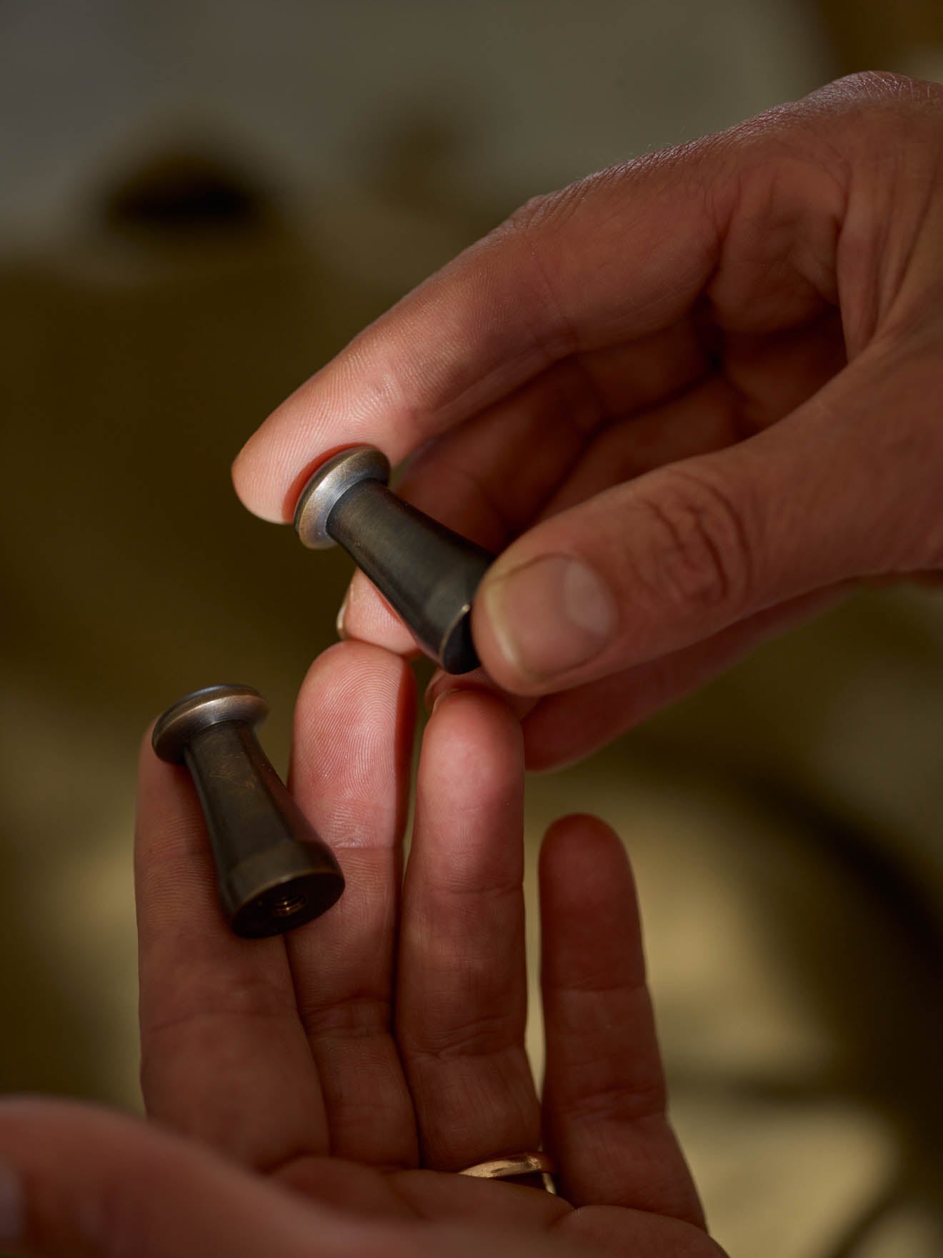 Peg Knob, Aged Bronze