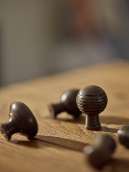 Rounded Knob, Aged Bronze