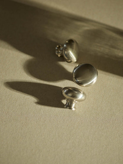 Simple Knob, Large, Matt Nickel