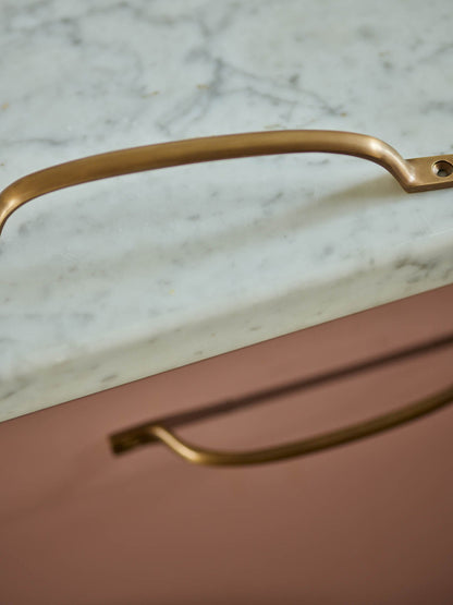 Pull Handle, Medium, Antique Brass