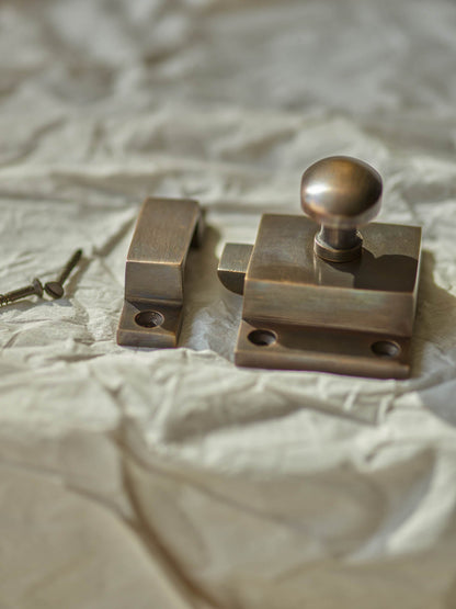 Cabinet Latch, Aged Bronze