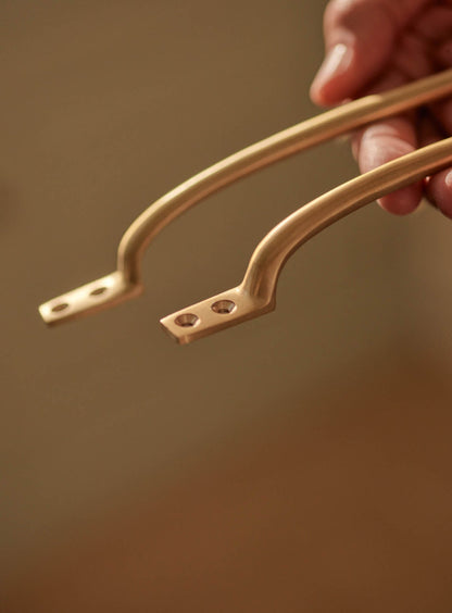 Pull Handle, Long, Matt Brass