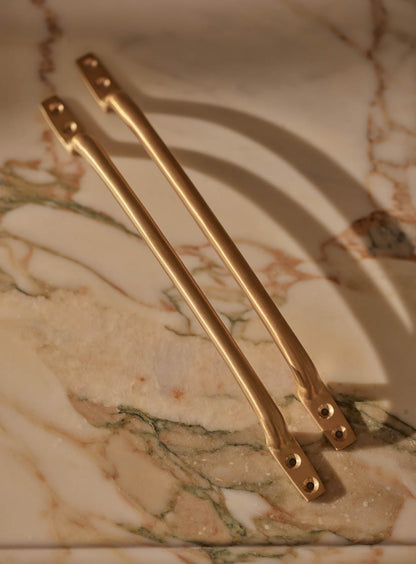 Pull Handle, Long, Matt Brass