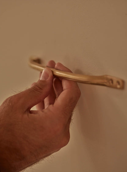Pull Handle, Long, Matt Brass