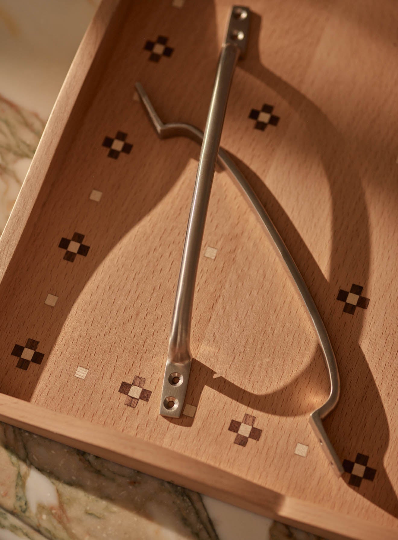 Pull Handle, Long, Matt Nickel