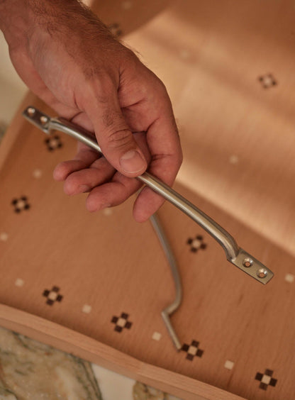 Pull Handle, Long, Matt Nickel